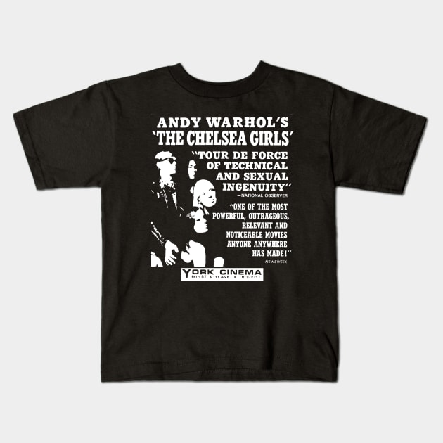 The Chelsea Girls (1966) Kids T-Shirt by Scum & Villainy